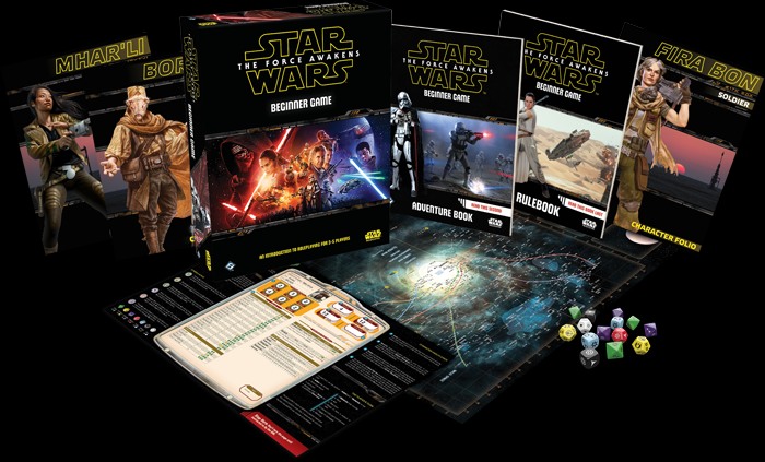 sw-ffg-b-fa - The Beginner game for Force Awakens Star Wars RPG by Fantasy Flight Games