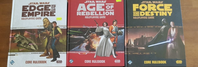 The Core Rulebooks for Star Wars RPG
by Fantasy Flight Games